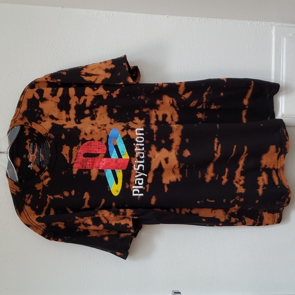 Playstation Tie Dyed Playstation Logo Size 2x - Picture 6 of 6